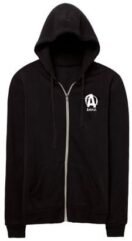 Hooded Zipper – Black – S