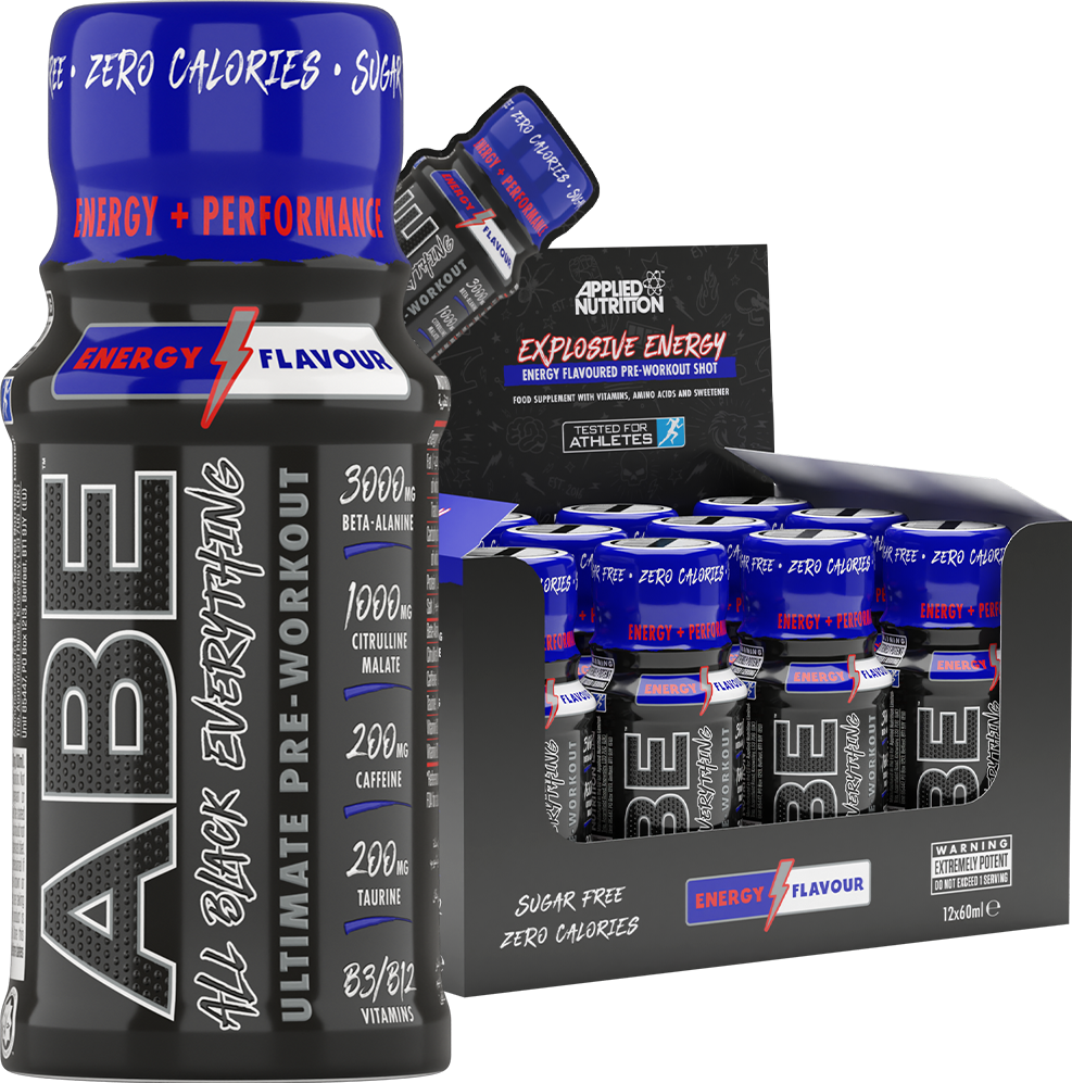ABE Ultimate Pre-Workout Shot – 12 x 60 ml - Afbeelding 4