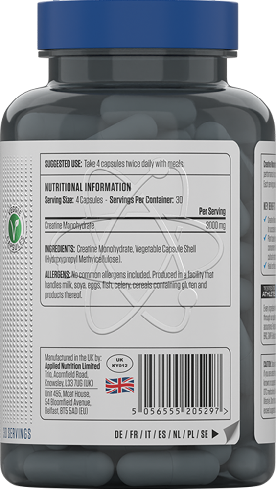 Creatine 3000 – 120 caps - Afbeelding 2