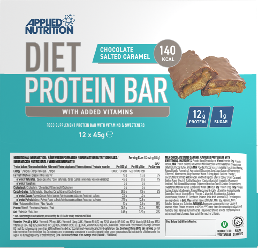 Diet Protein Bar – 12 x - Afbeelding 3