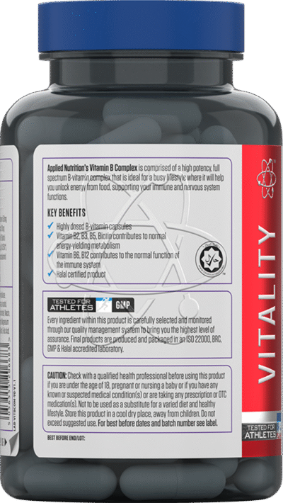 Vitamin B Complex – 90 caps - Afbeelding 3