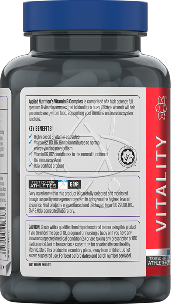 Vitamin B Complex – 90 caps - Afbeelding 3