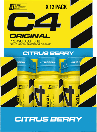 C4 Energy Shot - 12 x 60 ml - Afbeelding 2