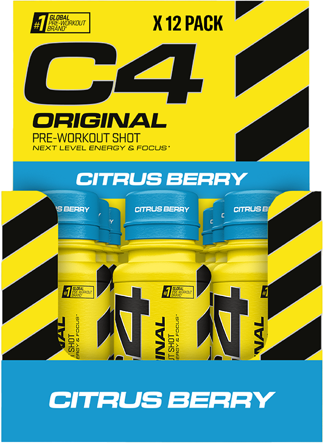 C4 Energy Shot - 12 x 60 ml - Afbeelding 2