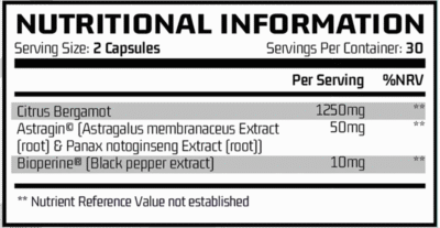 Bergamot Elite – 60 caps - Afbeelding 2