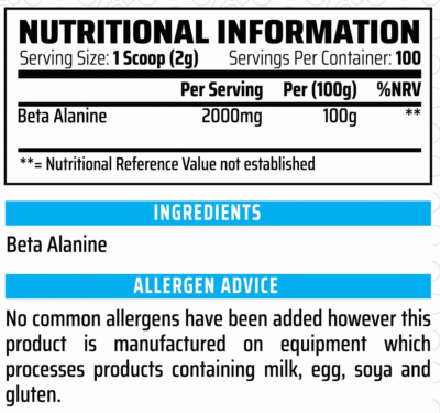 Beta Alanine - Afbeelding 2