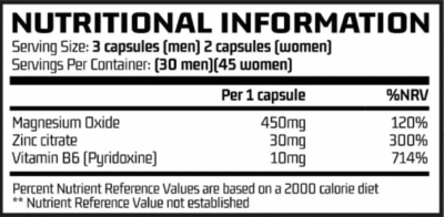 ZMA – 90 caps - Afbeelding 2