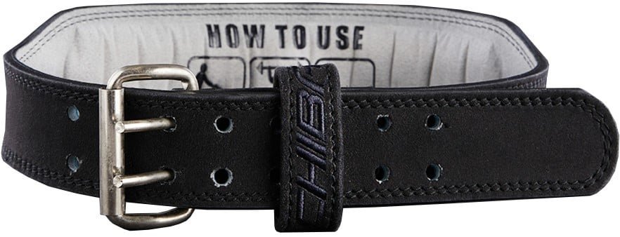 40810 Leather Belt – Black/Black