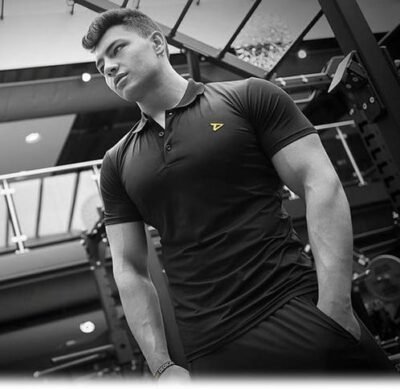 Dedicated Dry-Fit Black Polo