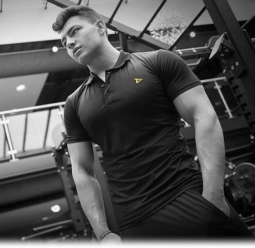 Dedicated Dry-Fit Black Polo