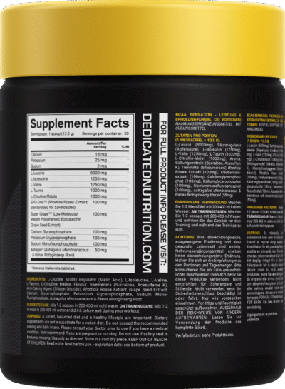 BCAA Sensation – 30 servings - Afbeelding 6