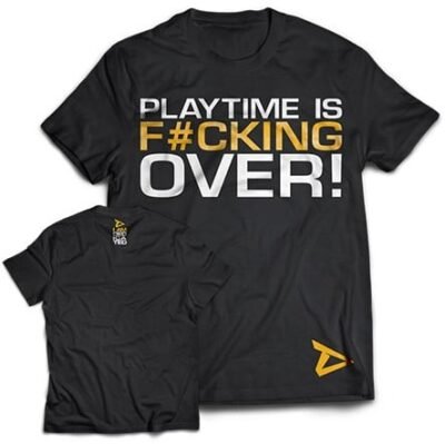 Dedicated T-Shirt Playtime is over"" - Afbeelding 3