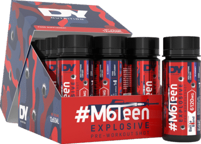 M6Teen Pre-workout Shots – 12 x 60 ml