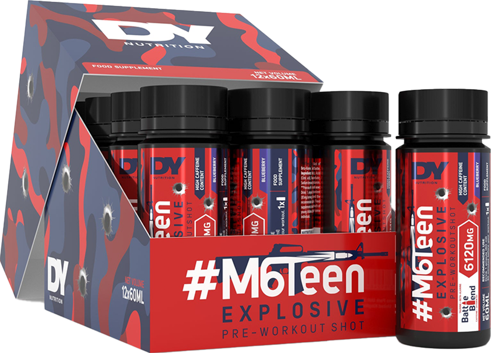 M6Teen Pre-workout Shots – 12 x 60 ml