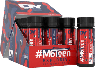 M6Teen Pre-workout Shots – 12 x 60 ml - Afbeelding 3