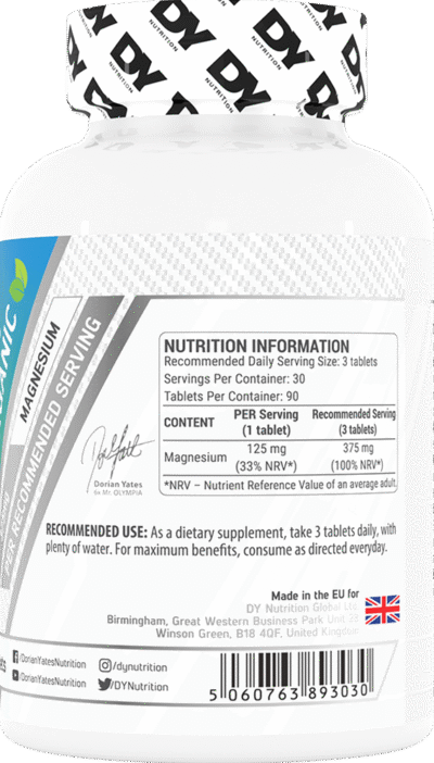 Magnesium Organic – 90 tabs - Afbeelding 2