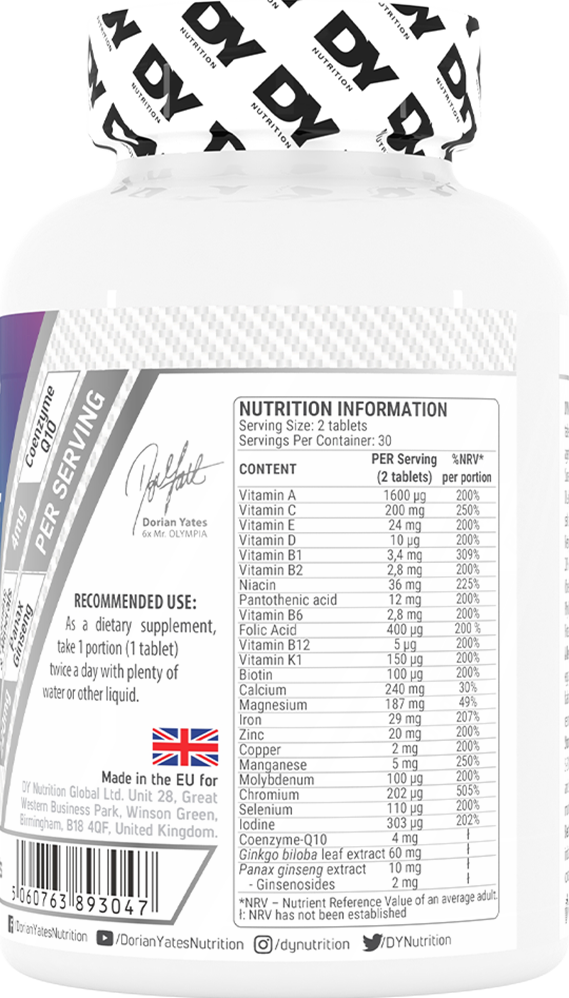 Multivitamin Complex – 60 tabs - Afbeelding 2
