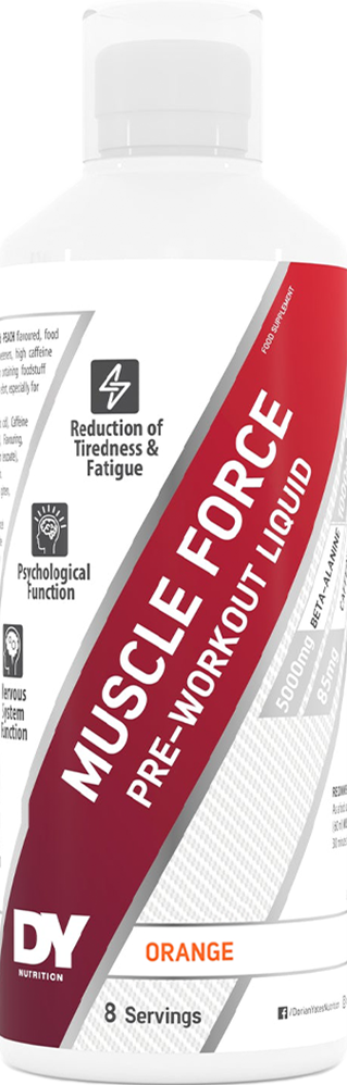 Muscle Force PWO Liquid – 500 ml - Afbeelding 2