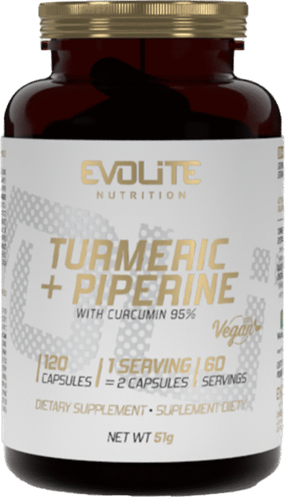 Turmeric + Piperine 95% – 120 caps