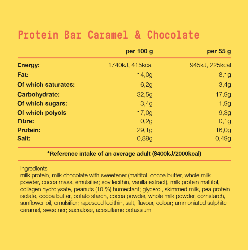 Protein Soft Bar – 10 x  – Peanut Caramel - Afbeelding 3