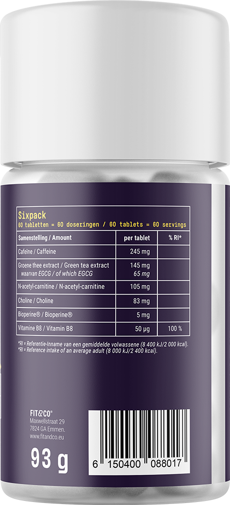 Sixpack – 60 tabs - Afbeelding 2
