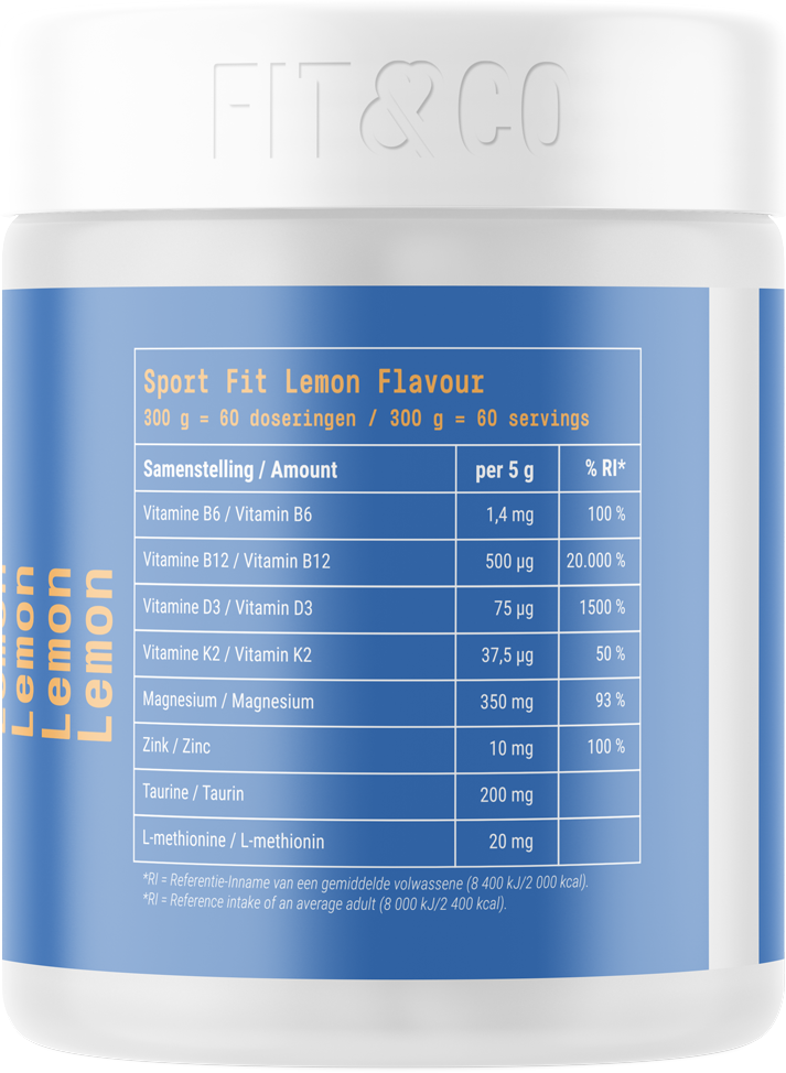 Sport Fit Magnesium with Vitamins - Afbeelding 2