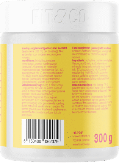Train Pre-workout –  – Frozen Raspberry - Afbeelding 3