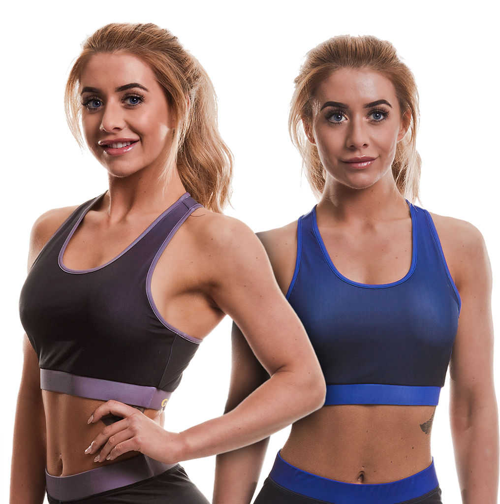 GGLTOP047 Golds Gym Ladies Crop Top