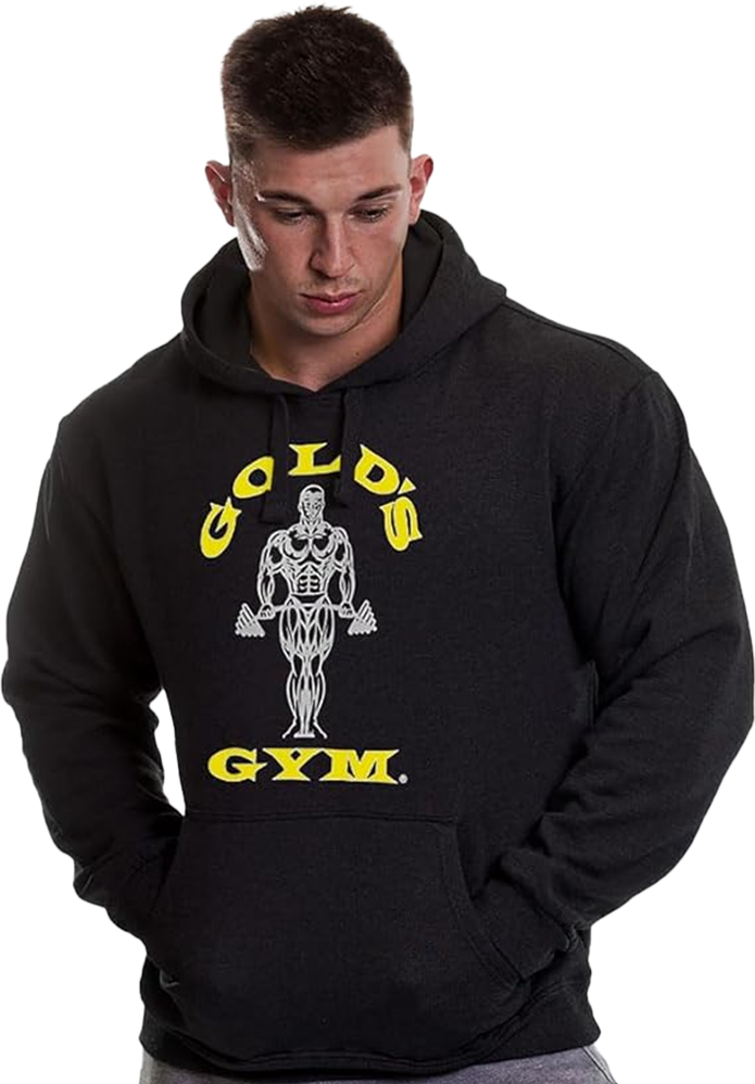 GGSWT006 Golds Gym Pull Over Hoodie - S - Black