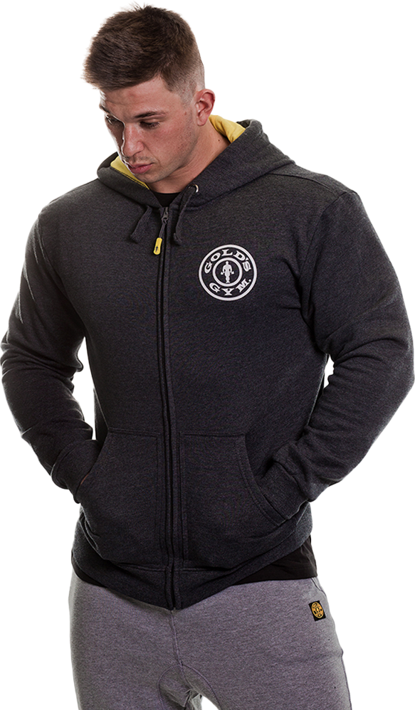 GGSWT007 Golds Gym Zipper Hoodie Joe - S - Afbeelding 4