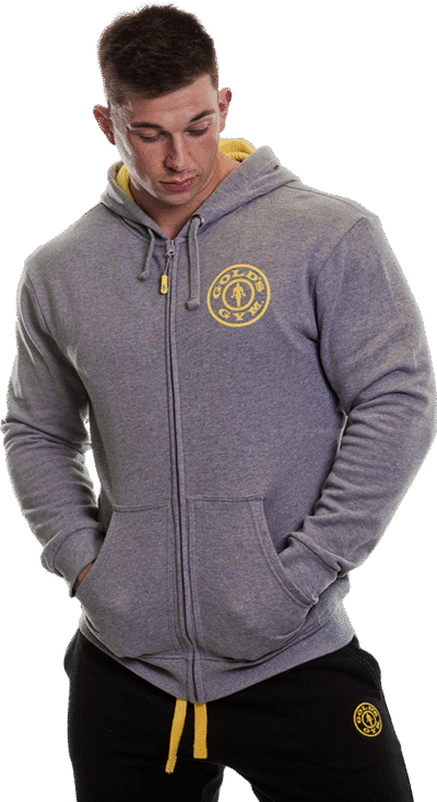 GGSWT007 Golds Gym Zipper Hoodie Joe - S - Afbeelding 3