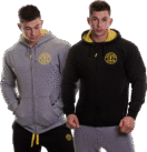 GGSWT007 Golds Gym Zipper Hoodie Joe - S