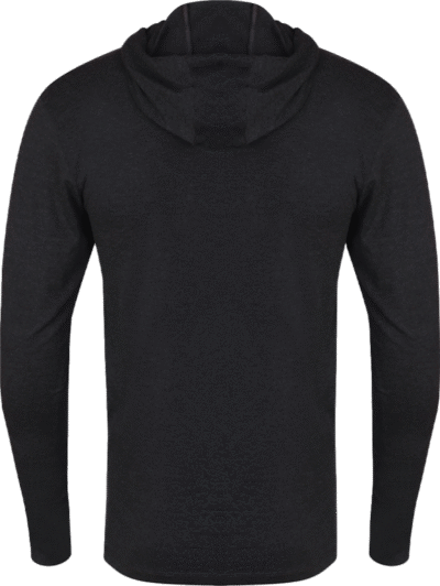 GGTOP009 Golds Gym Long Sleeve Hood T-Shirt - S - Black - Afbeelding 3