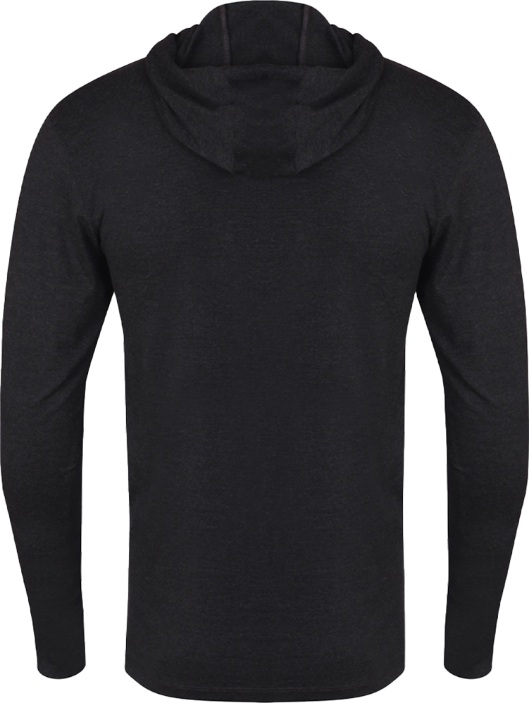 GGTOP009 Golds Gym Long Sleeve Hood T-Shirt - S - Black - Afbeelding 3