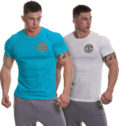 GGTS001 Golds Gym T-Shirt Logo Chest