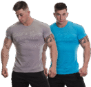GGTS064 Golds Gym T-Shirt Vintage Embossed