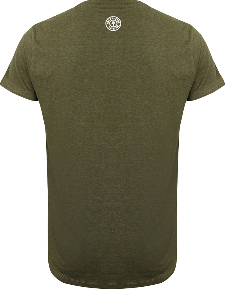 GGTS066 Golds Gym T-Shirt Vintage - S - Army Marl - Afbeelding 3