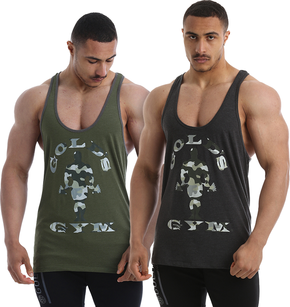 GGVST145 Gold's Gym Camo Joe Stringer