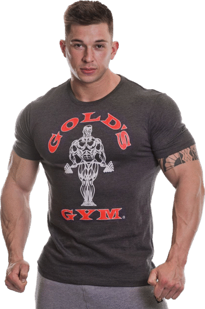 GGTS002 Golds Gym T-Shirt Muscle Joe - S - Afbeelding 2