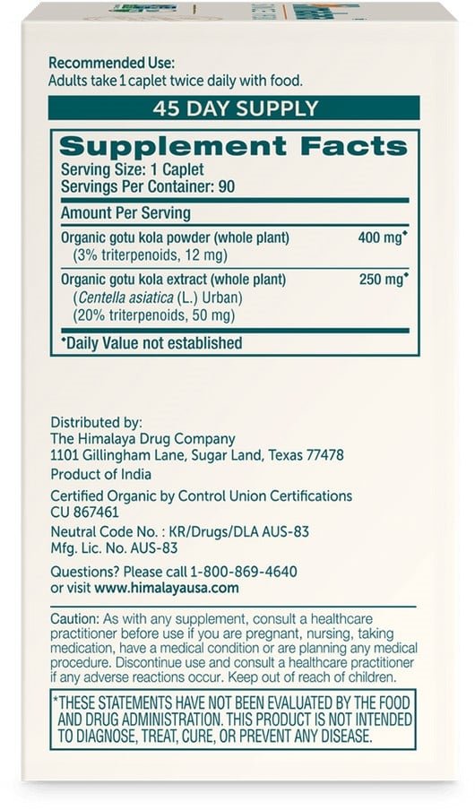 Gotu Kola Mandukaparni – 60 caps - Afbeelding 2