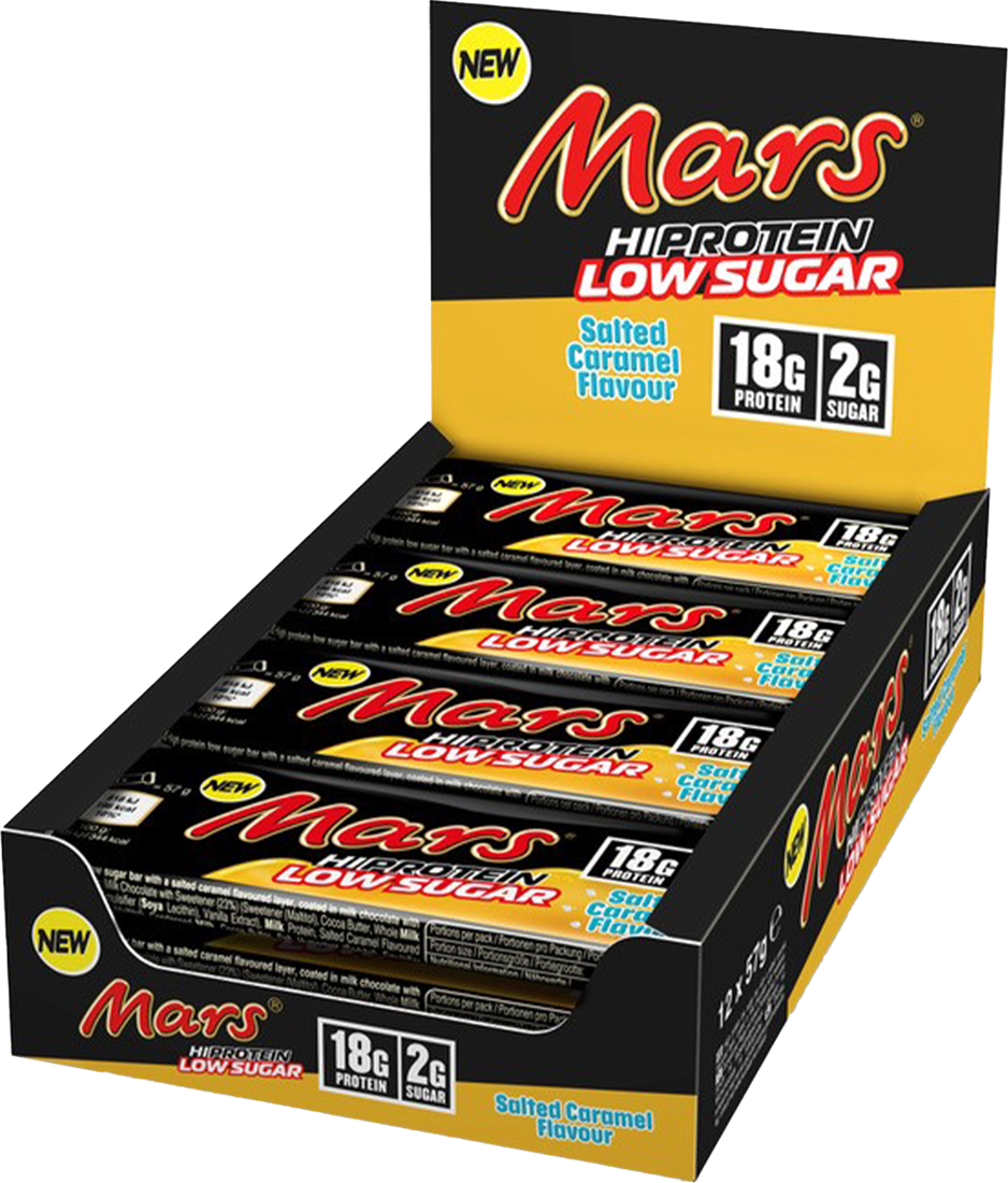 Mars HiProtein Low Sugar Bar - 12 x  - Salted Caramel