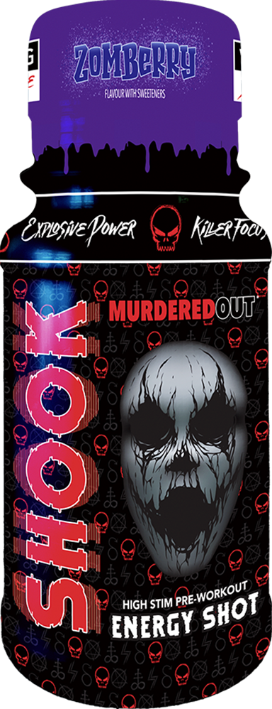 SHOOK Energy Shots – 12 x 60 ml – Zomberry