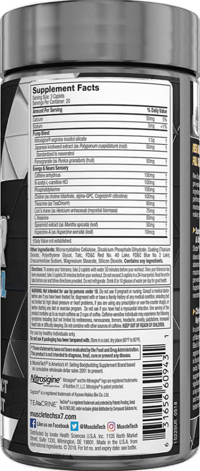 Black Onyx Neuro NO – 60 caps - Afbeelding 2