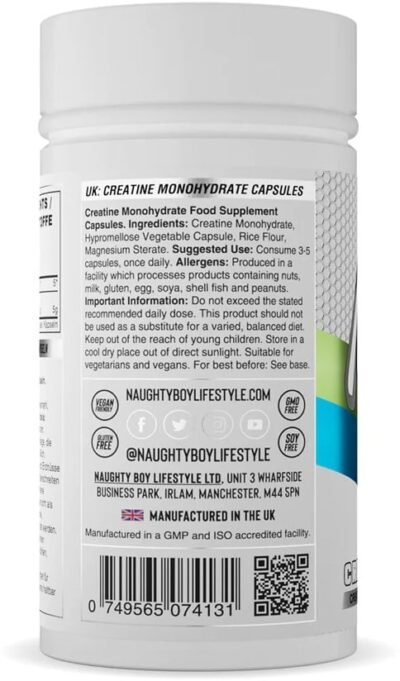 Creatine Capsules – 120 caps - Afbeelding 3