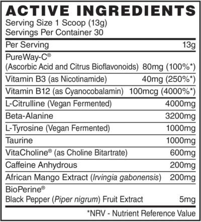 Energy Pre-Workout - Afbeelding 2