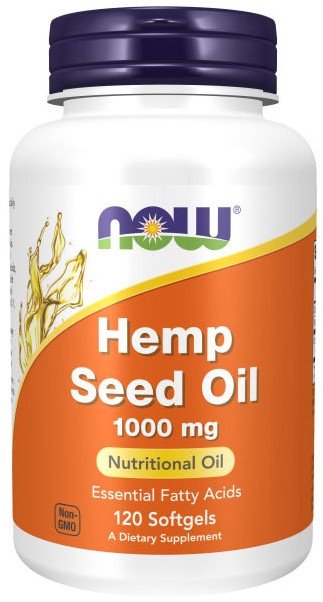 NOW1799 Hemp Seed Oil 1000 mg – 120 softgels