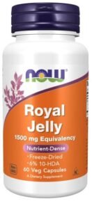 NOW2565 Royal Jelly 1500 mg – 60 veg caps