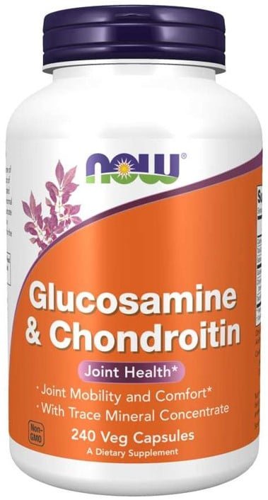 NOW3229 Glucosa & Chondroi & Trace – 240 veg caps