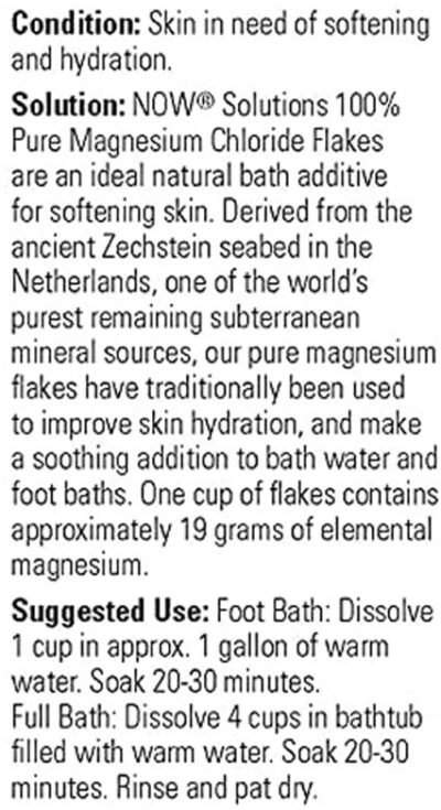 NOW7738 Magnesium Flakes – r - Afbeelding 3