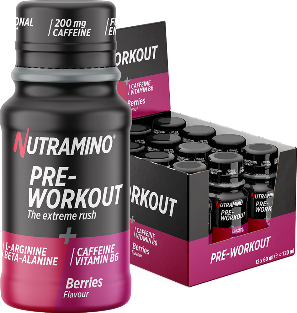 +Pro Pre-Workout Shot – 12 x 60 ml - Afbeelding 2